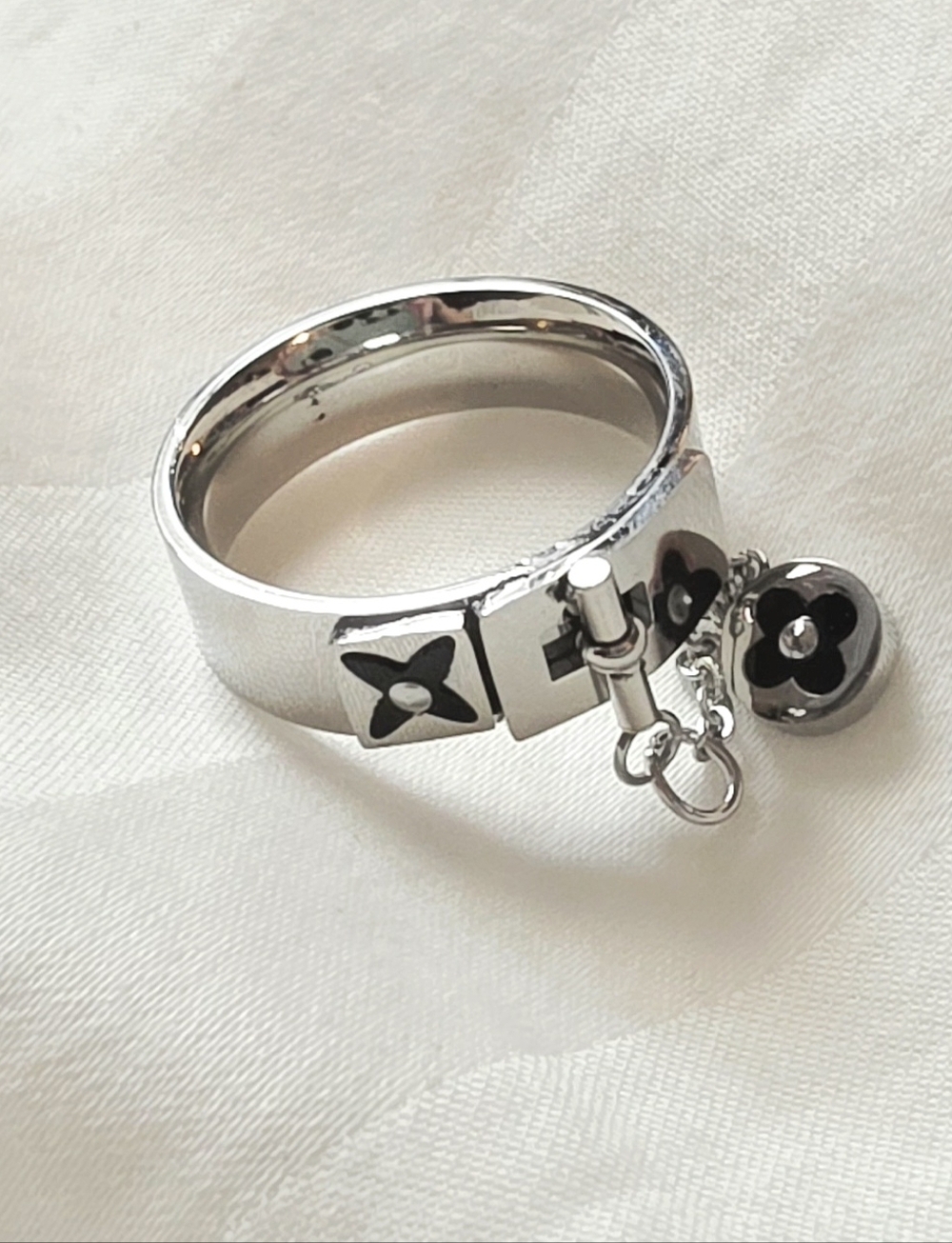 💎STAINLESS STEEL💎 STEAM PUNK CLOVER RING